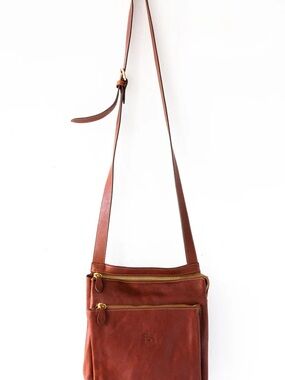 Il Bisonte Jamie Leather Crossbody Bag – Made in Italy